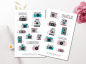 Preview: Cameras Sticker Set